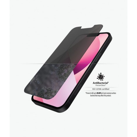 PanzerGlass | Screen protector - glass - with privacy filter | Apple iPhone 13 mini | Tempered glass | Transparent - 6